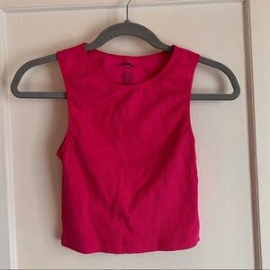 hot pink stretchy tank